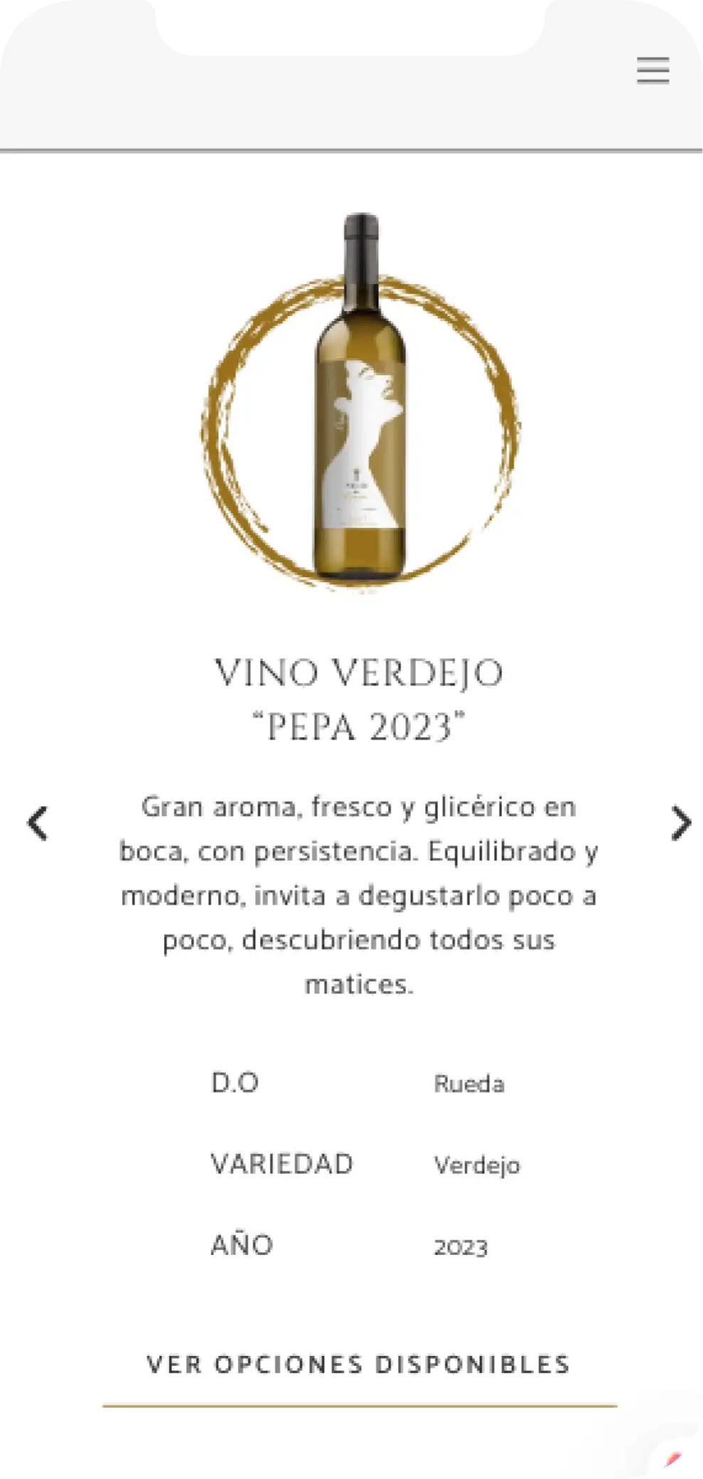 Tall product shot of an Atelier de Vino bottle, alternative label