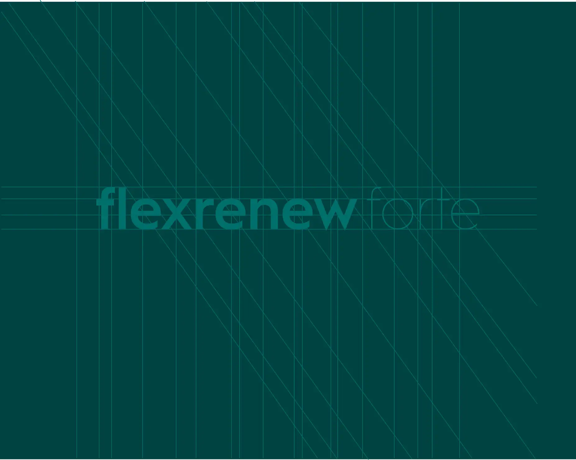 FlexRenew Forte box shown front and back in the new teal packaging