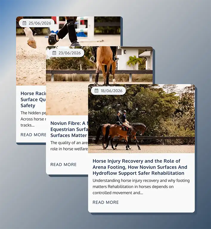 The Noviun blog with arena-footing safety and care articles